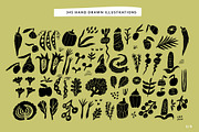 FARMERS MARKET | HAND DRAWN SHAPES, a Food Illustration by Favete Art (Thumbnail 3 of 23)