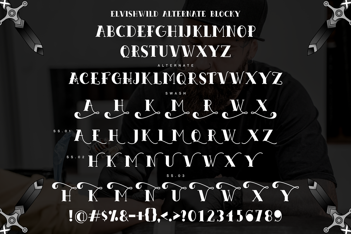 Elvishwild Font, a Script Font by Allouse Studio (Photo 7 of 17)