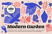 Modern Garden Vector Set, an Object Graphic by Pencil Twist (Thumbnail 1 of 10)