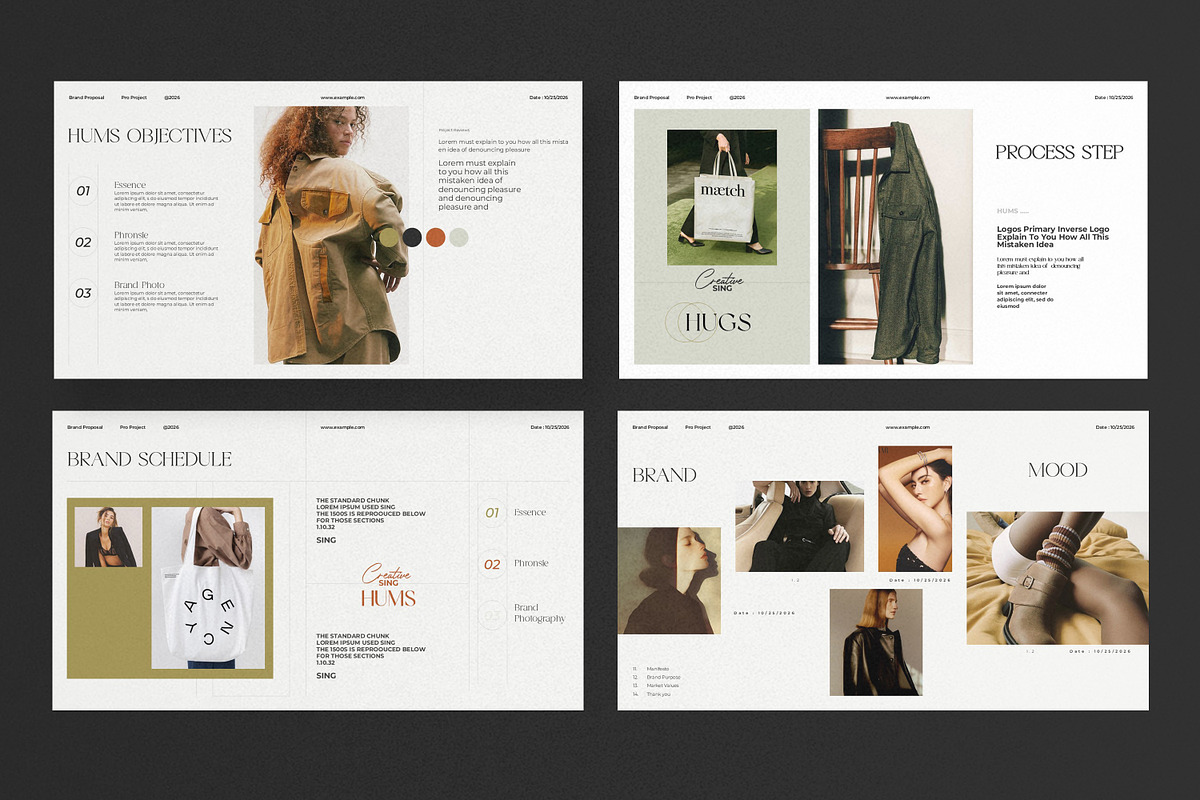 Hums Brand Proposal Template, a Presentation Template by Aura Agency (Photo 9 of 12)