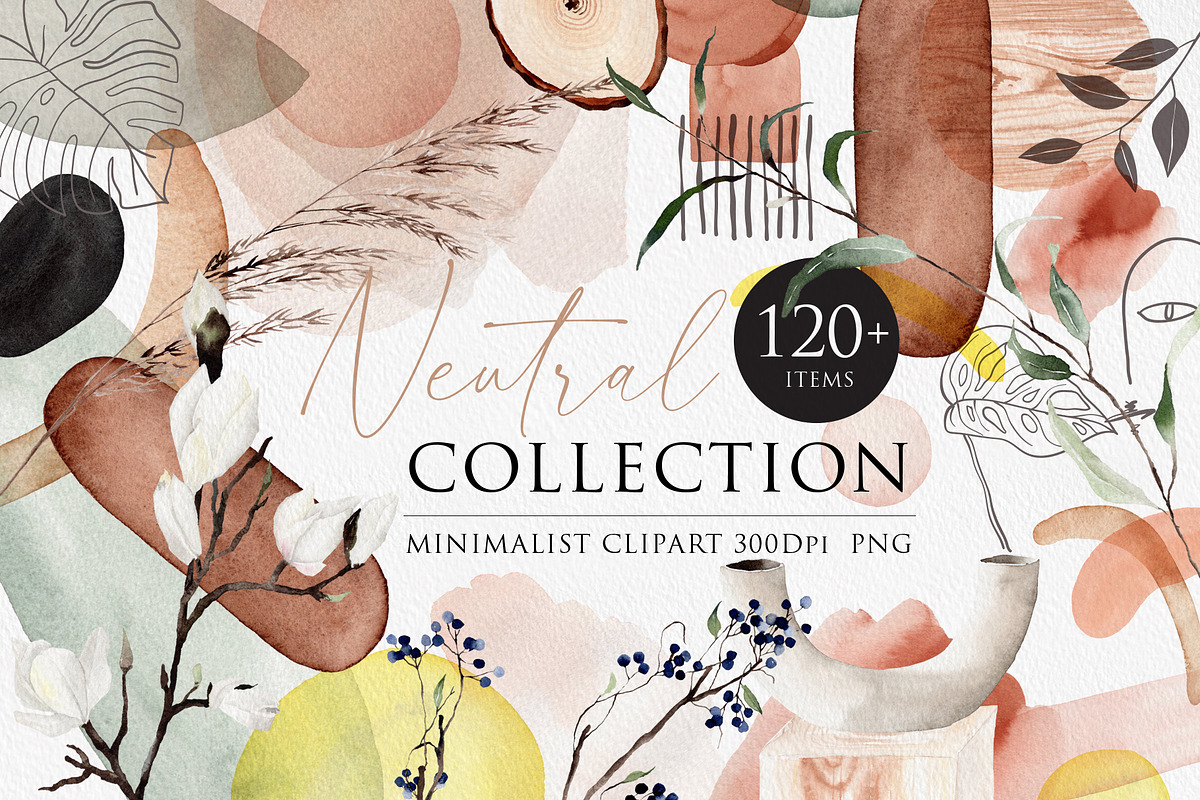 Watercolor Neutral Minimalist art, an Illustration by Beigetime (Photo 1 of 10)
