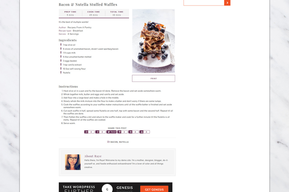 Meringue Theme // Genesis Theme, a WordPress Template by WP Chic (Photo 2 of 3)