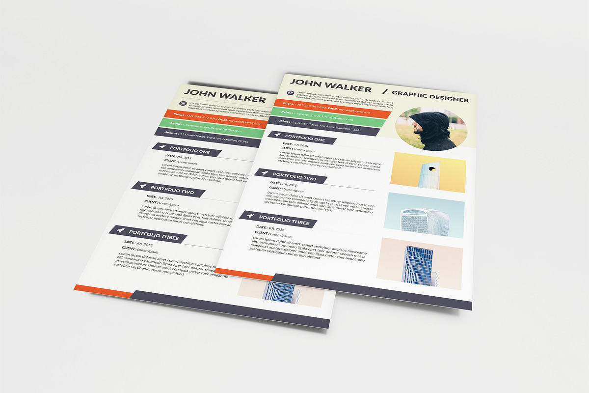 Creative Resume V3, a Resume Template by KHIDD (Photo 7 of 7)