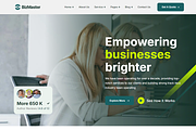 Business Consulting WordPress Theme, a WordPress Template by UInstrument (Thumbnail 2 of 11)