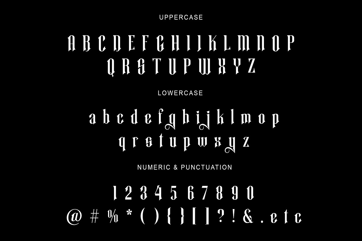 Spyrose, a Blackletter Font by INKSUN™ (Photo 5 of 5)