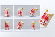 Transparent Doypack Package Mock-Up, a Packaging Mockup by DesignRushMarket (Thumbnail 1 of 6)
