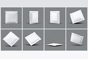 Square Pouch Sachet Mock-Up, a Packaging Mockup by DesignRushMarket (Thumbnail 2 of 6)
