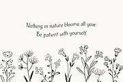 Wildflower Dreams Font & Flowers, a Handwritten Font by Kaya Fonts (Thumbnail 20 of 20)