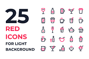 Drink Icons, an Outline Icon by Ruslan Babkin (Thumbnail 2 of 11)