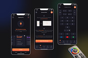 TV Remote For All TVs UI Kit Design, an UI Kit Template by DesignBox (Thumbnail 2 of 3)