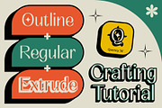 Quency 3D, a Font by Craft Supply Co. (Thumbnail 2 of 8)