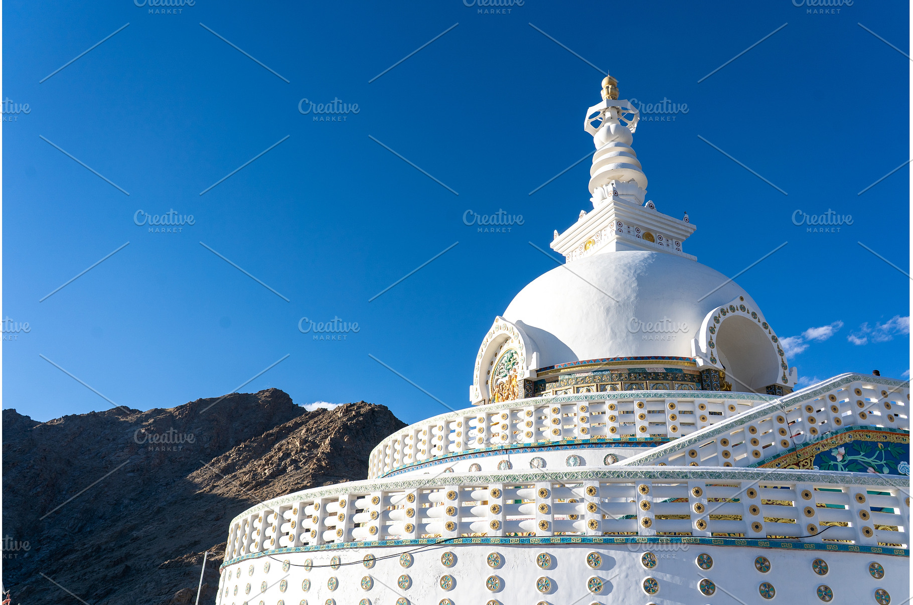Shanti Stupa in Leh, Ladakh, an Architecture Photo by oliverfoerstner