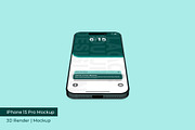 iPhone 15 Pro Mockup | 3D Rendering, an iPhone Mockup by mrfauzi (Thumbnail 8 of 17)
