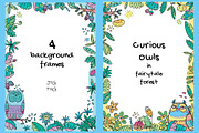 Floral Owls - 55 objects, an Illustration by Zooza Art (Thumbnail 14 of 14)