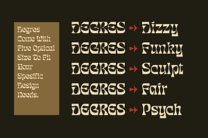 Degres - Psychedelic Display Family