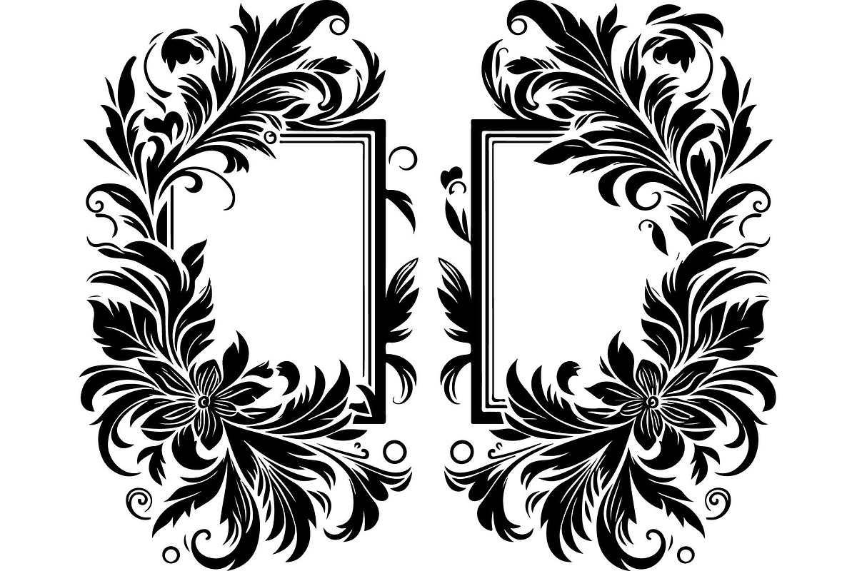 Elegant Baroque Frame Designs, an Object Graphic by jahid234 (Photo 9 of 13)