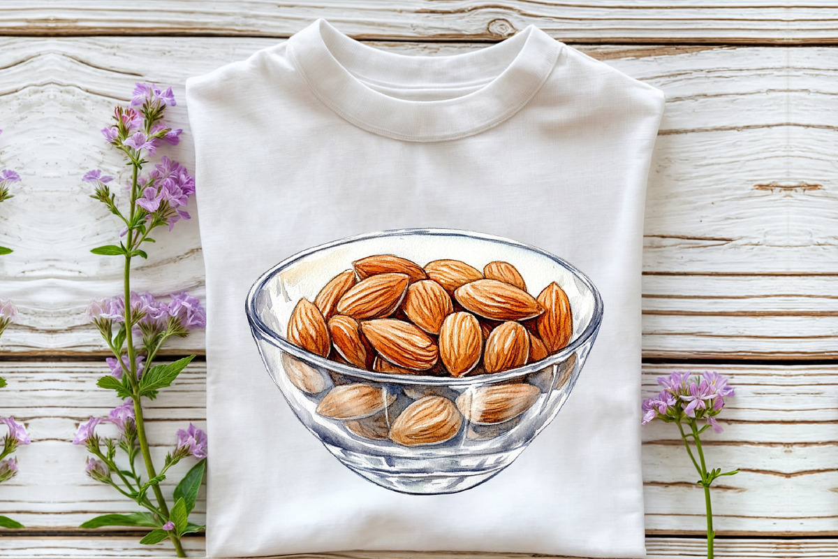 Almond Peanut Cashew Watercolor Clip, an Illustration by Rose Art (Photo 4 of 7)