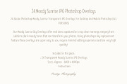 Moody Sunrise Photoshop Overlays, a Background Graphic by Prestige Photography (Thumbnail 10 of 10)