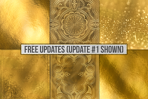 Gold Foil Textures, Gold Backgrounds