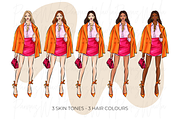 Fashion Girls 55 clipart png, an Illustration by Parinaz Wadia Design (Thumbnail 6 of 11)