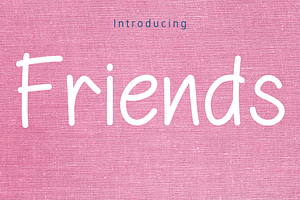 Friends Font