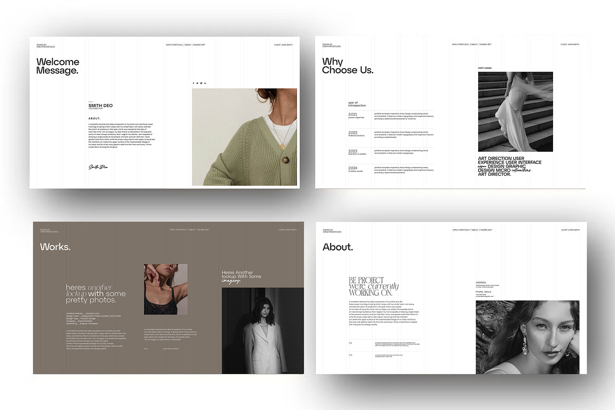 Expo | Brand Portfolio, a Presentation Template by creathrivestudio (Photo 4 of 10)