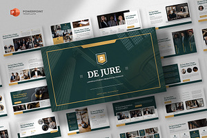 Law Firm Powerpoint Template, a Presentation Template by fluffstudio