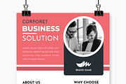 Two Page Business Flyer Template, a Flyer Template by MightyDesign (Thumbnail 2 of 8)