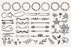 Hand drawn elements 