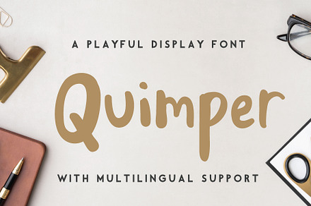 Quimper | a playful display font