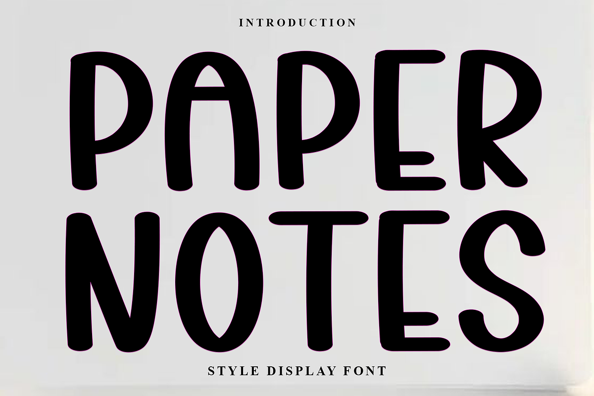 Paper Notes, a Script Font by InermediaSTUDIO (Photo 1 of 7)