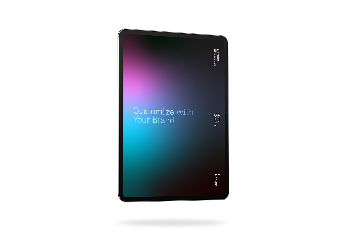 Apple iPad Pro 13-inch M4 Mockup, an iPad Mockup by Mockupdaddy (Photo 16 of 22)
