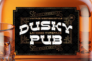 Dusky Fonts BUNDLE!, a Slab Serif Font by Gleb Guralnyk (Thumbnail 2 of 13)