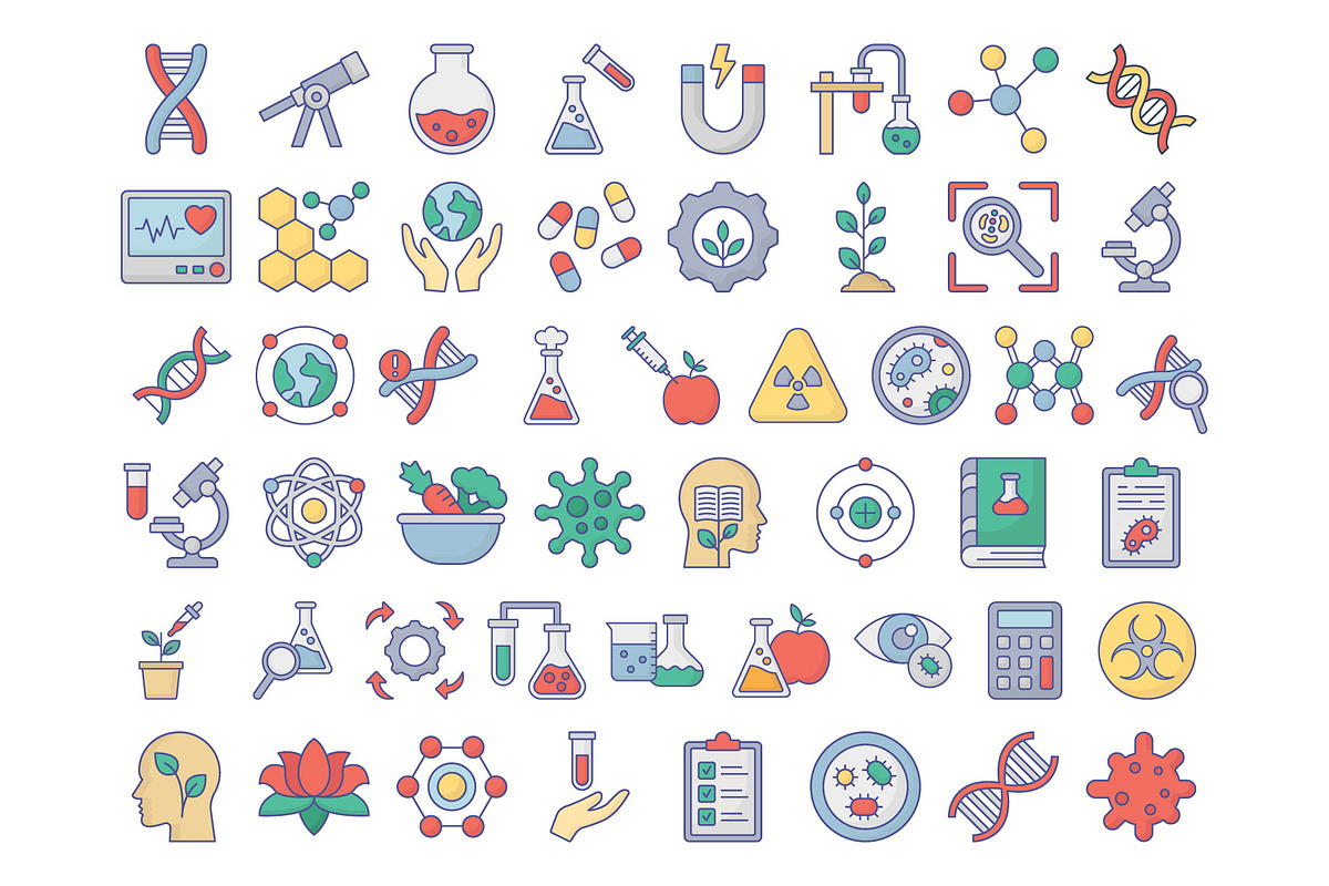 Bioengineering Vector Icons Pack, a Solid Icon by Vector Portal (Photo 5 of 7)