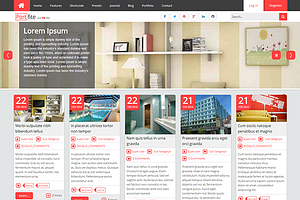 Portfite Portfolio Joomla Template