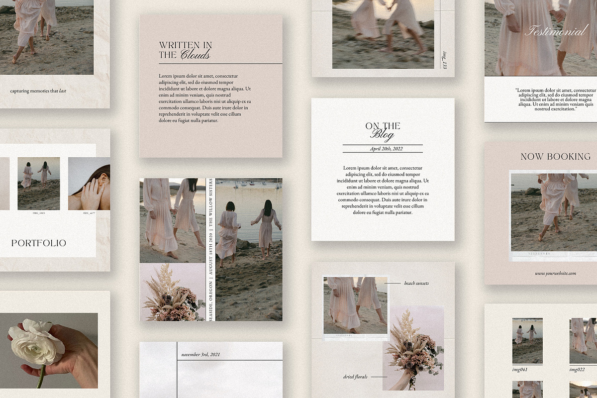 Almond Instagram Templates, a Social Media Template by denofdreamers (Photo 2 of 6)