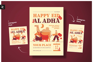 Creative Eid Al Adha Flyer