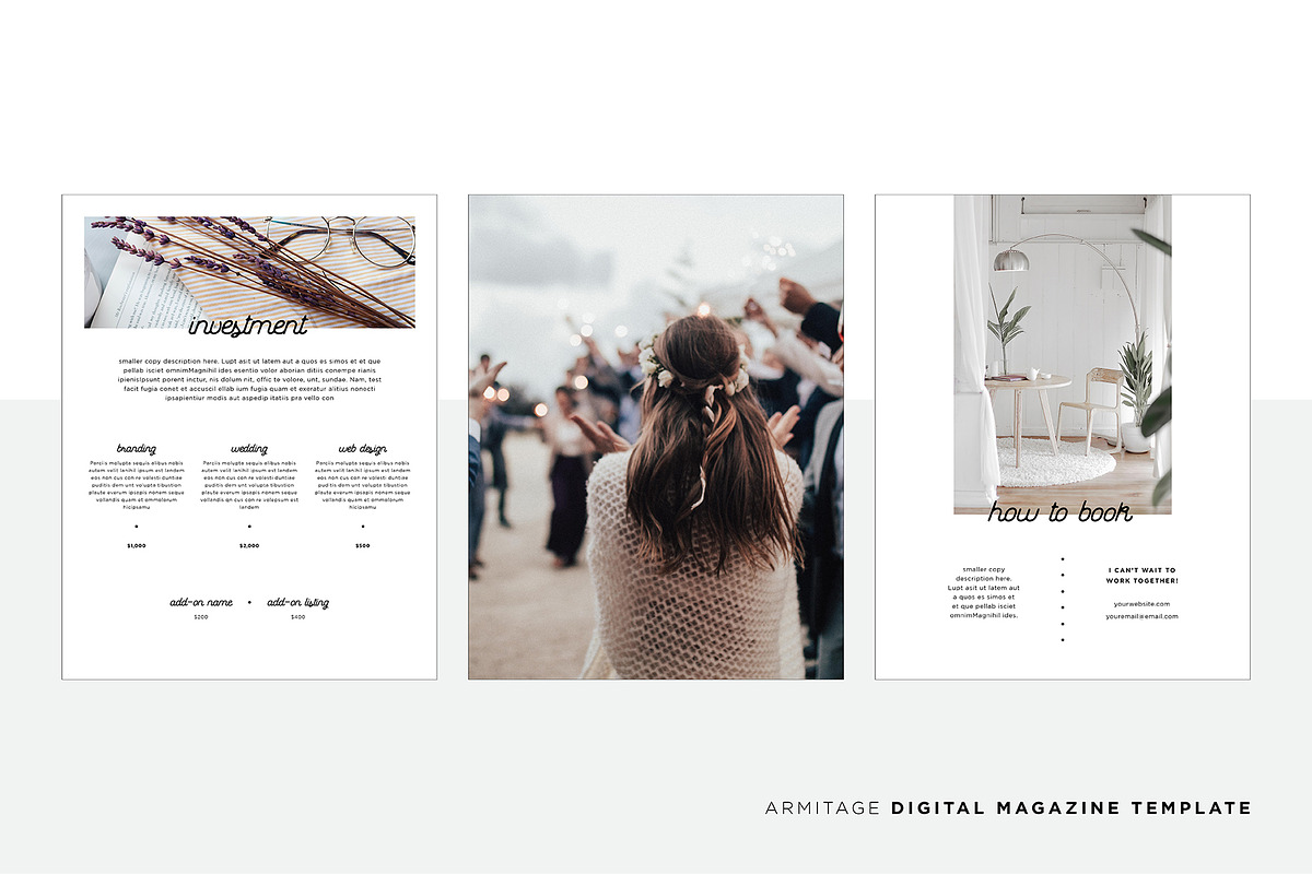 Armitage Digital Magazine Template, a Magazine Template by Christie Evenson (Photo 6 of 9)