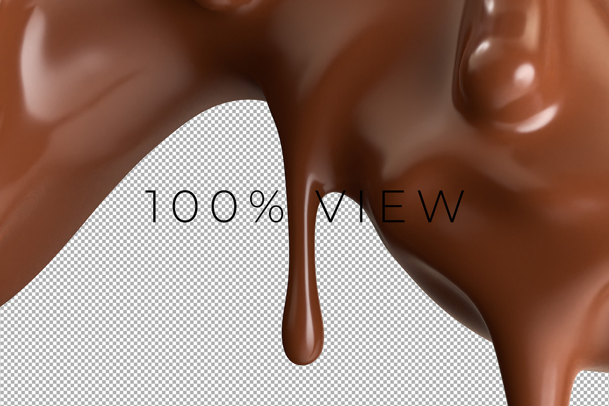 Chocolate Text 3D Letters Set, an Object Graphic by Kotulsky Mockups (Photo 6 of 6)
