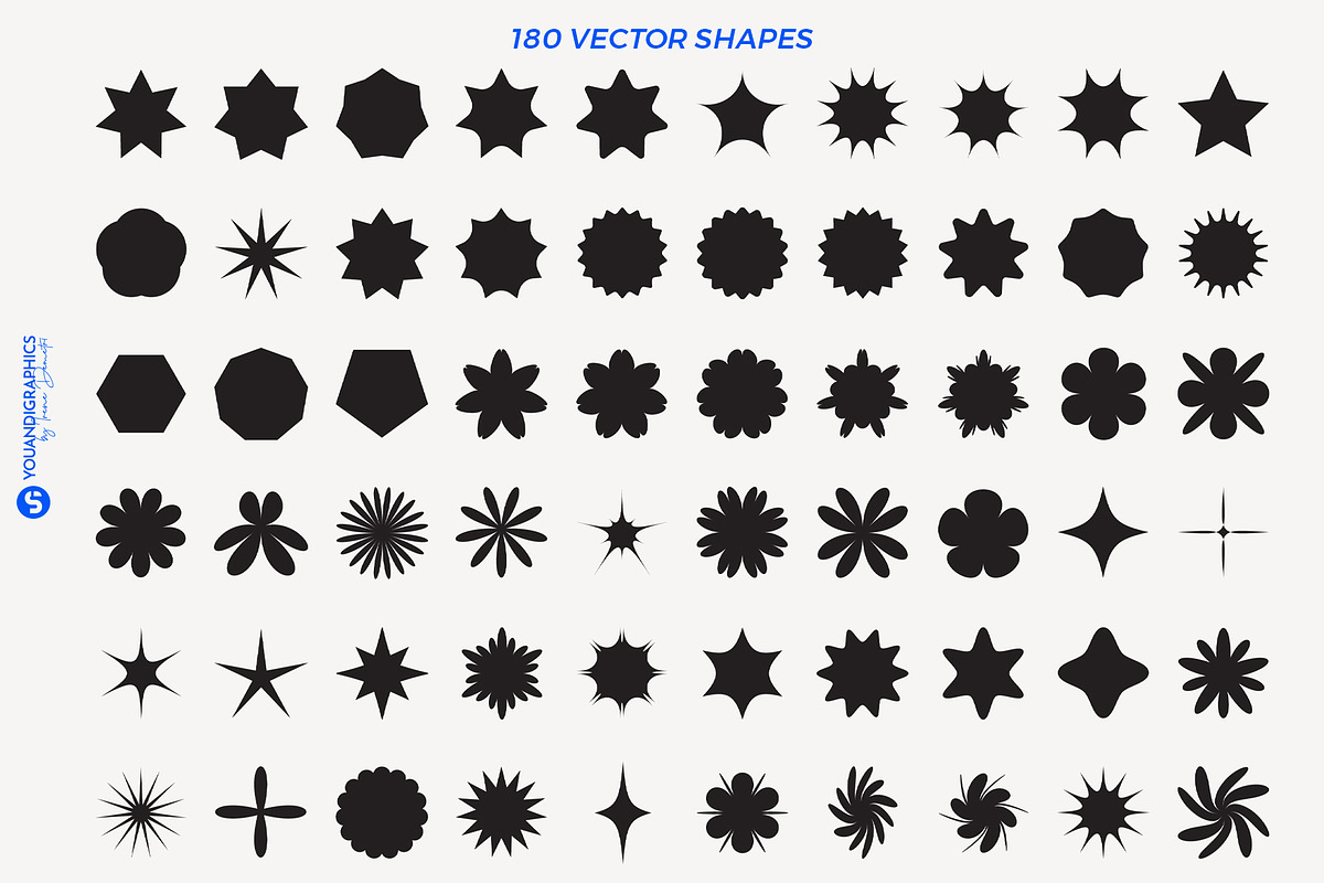 Shape Studio Vectors Pack, a Graphic by Youandigraphics (Photo 8 of 11)