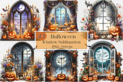 Halloween Window Sublimation, an Illustration by Creative Art (Thumbnail 1 of 4)