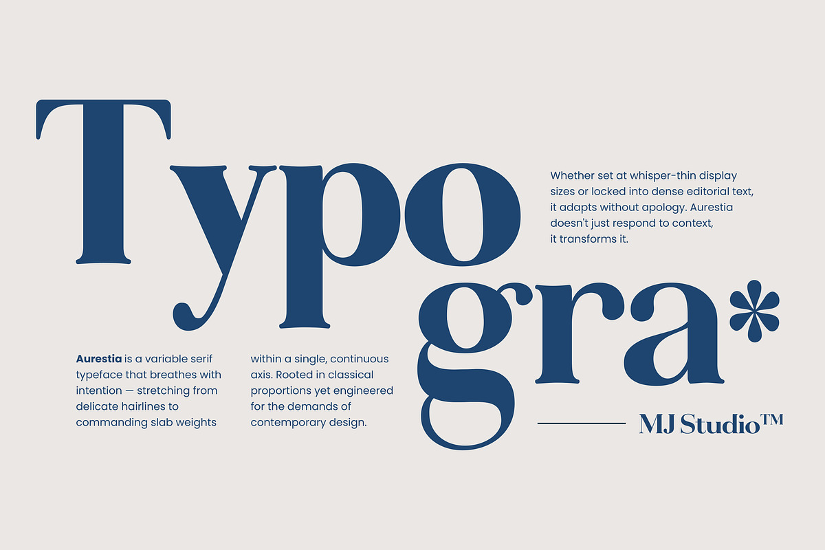 Aurestia - 92 Font, a Serif Font by MjStudio31 (Photo 9 of 14)