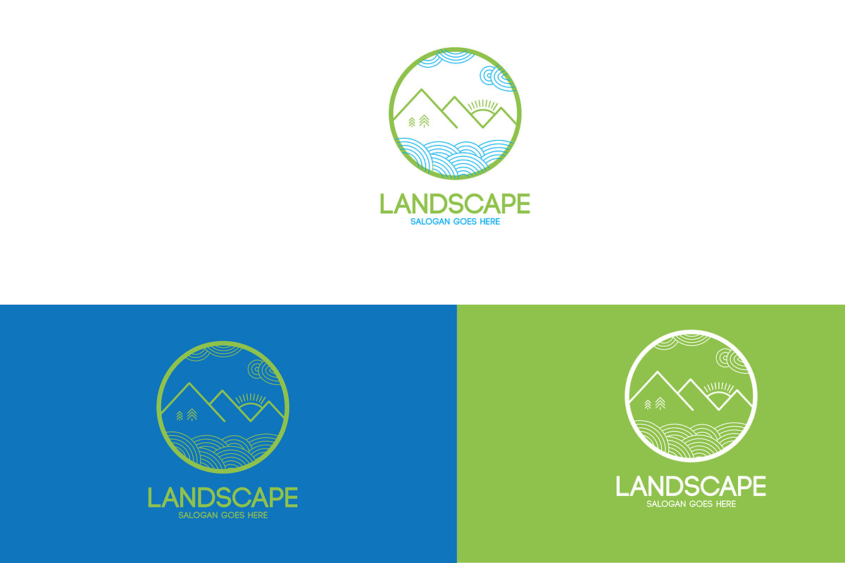 Landscape Logo, a Branding & Logo Template by Graphic Origin