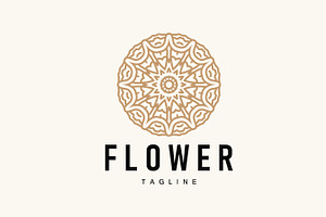 Abstract style floral logo design, a Branding & Logo Template by Maylianaw28