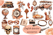 Private investigator detective png, an Object Graphic by Mrs.Swan_Design (Thumbnail 4 of 8)