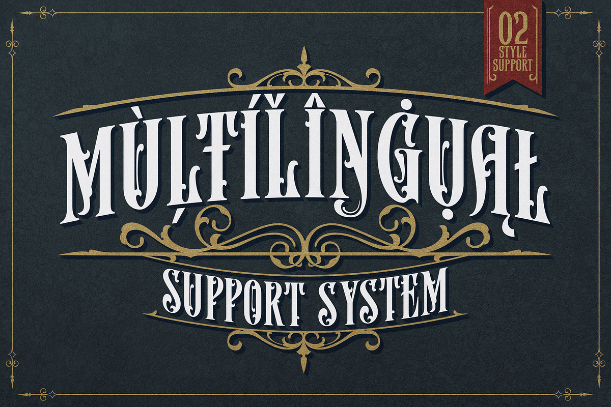 Master Rumble Victorian Typeface, a Blackletter Font by alit design (Photo 12 of 25)