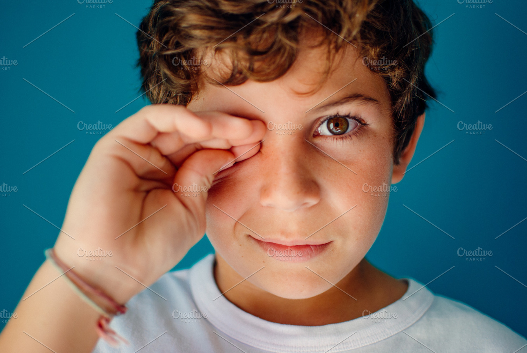 Portrait of a young tween boy