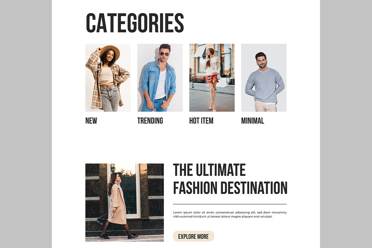 Online Shopping Landing Page, a Landing Page Template by CreativeShaper (Photo 5 of 6)