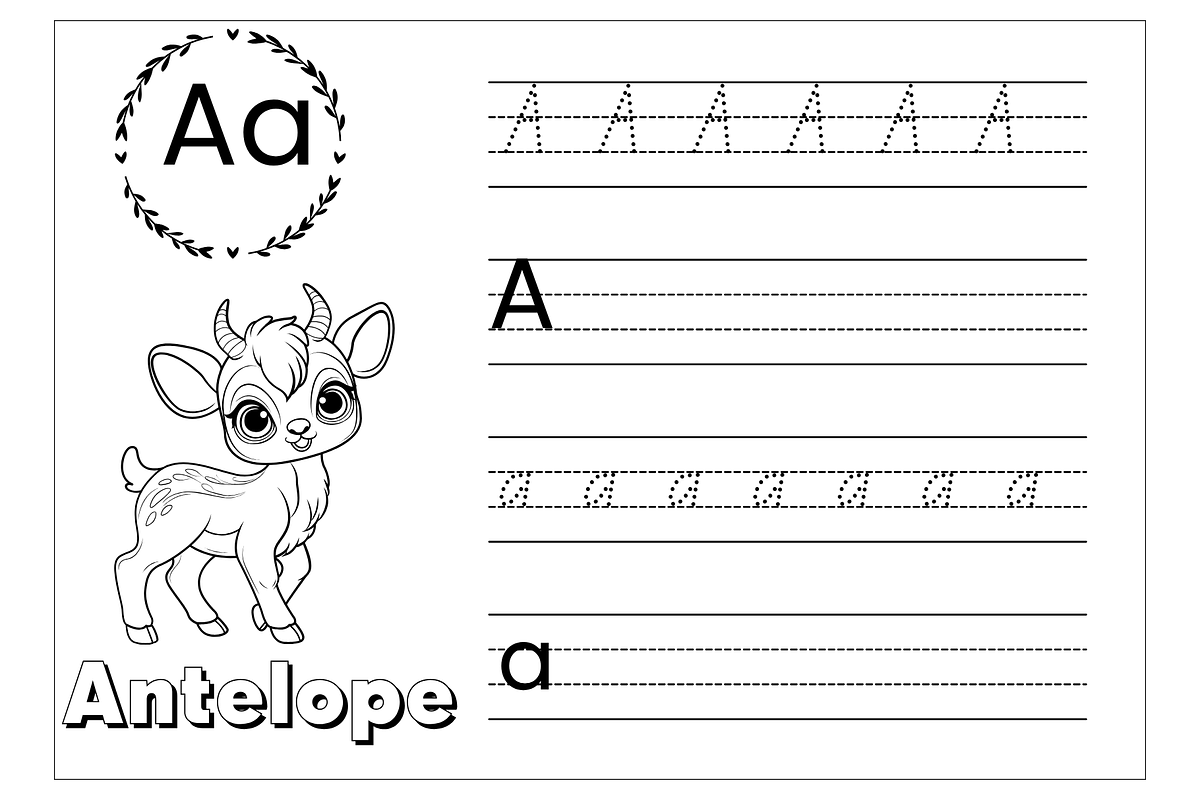 Animal coloring Book for Kids, an Education Illustration by Noorist (Photo 3 of 28)