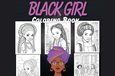 Black Girl Coloring Book
